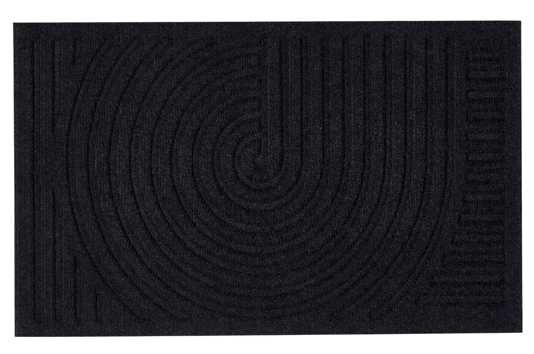 Jarla Svart 45x75 cm D&ouml;rrmatta