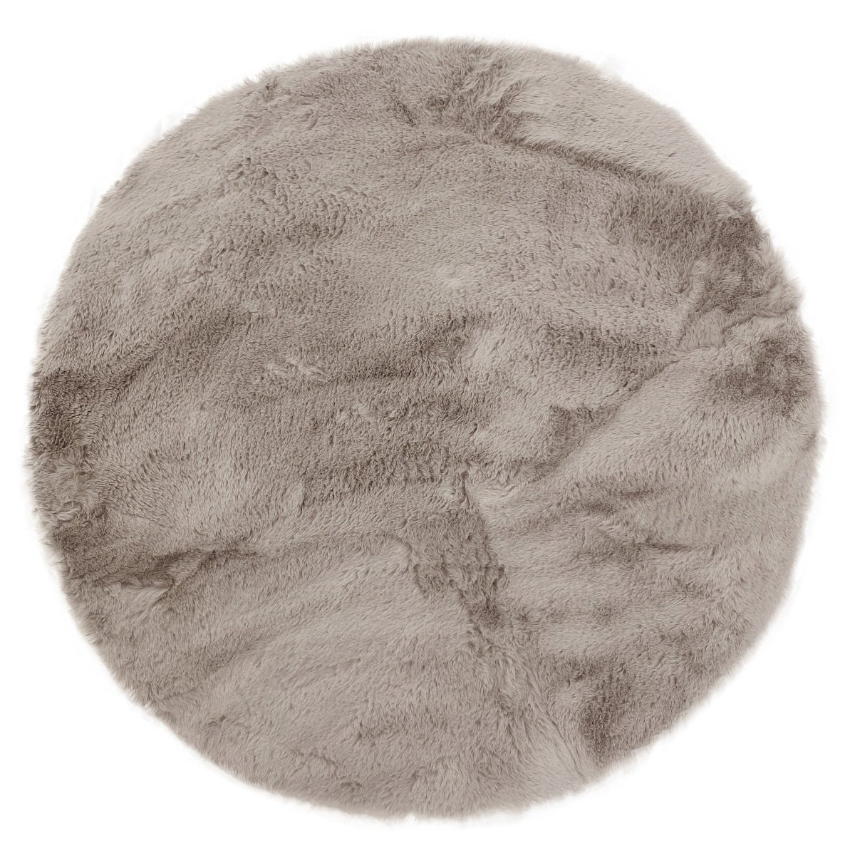 Rabbit Eco Taupe Rund 240 cm Pälsmatta