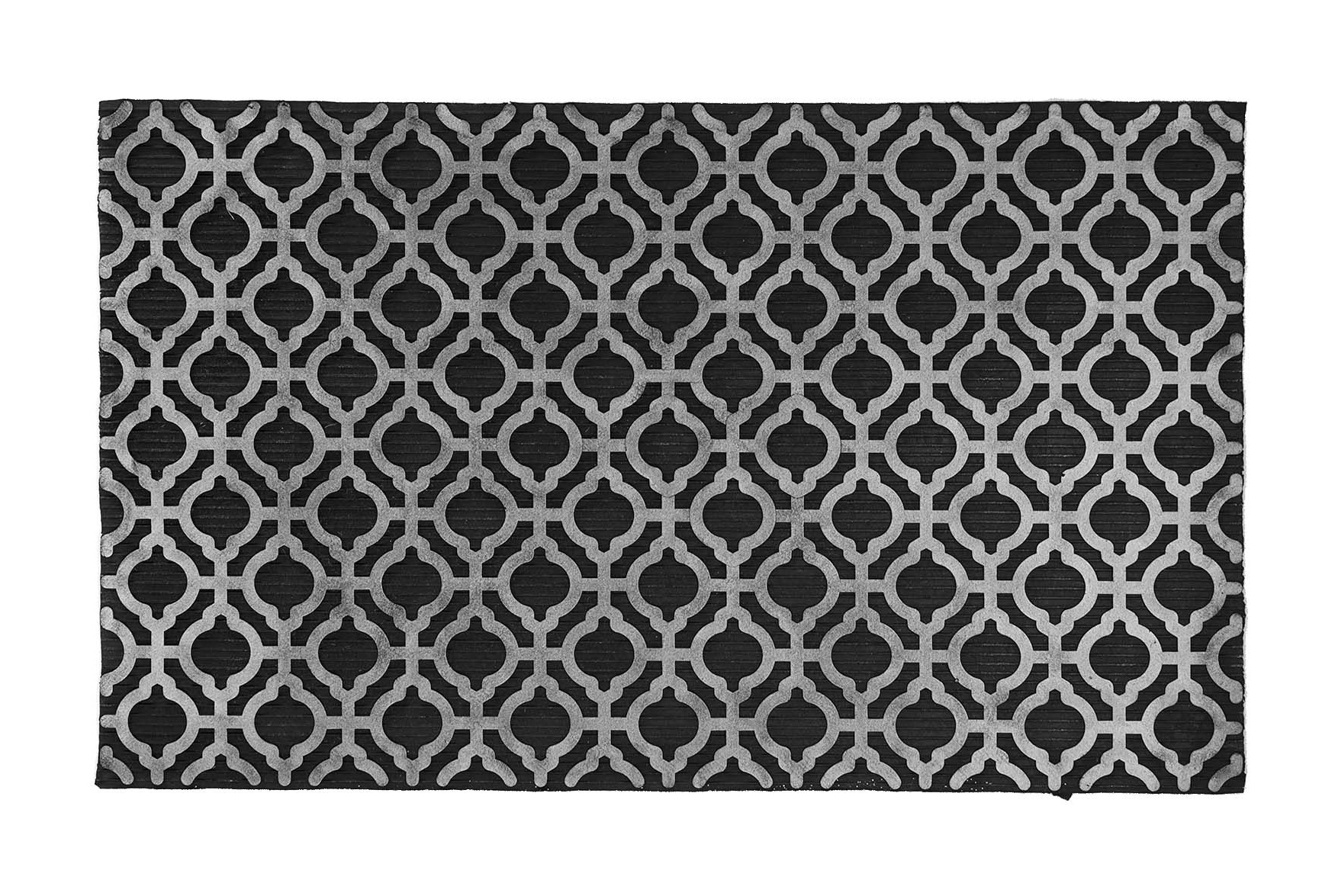 Vakt Svart 45x75 cm D&ouml;rrmatta