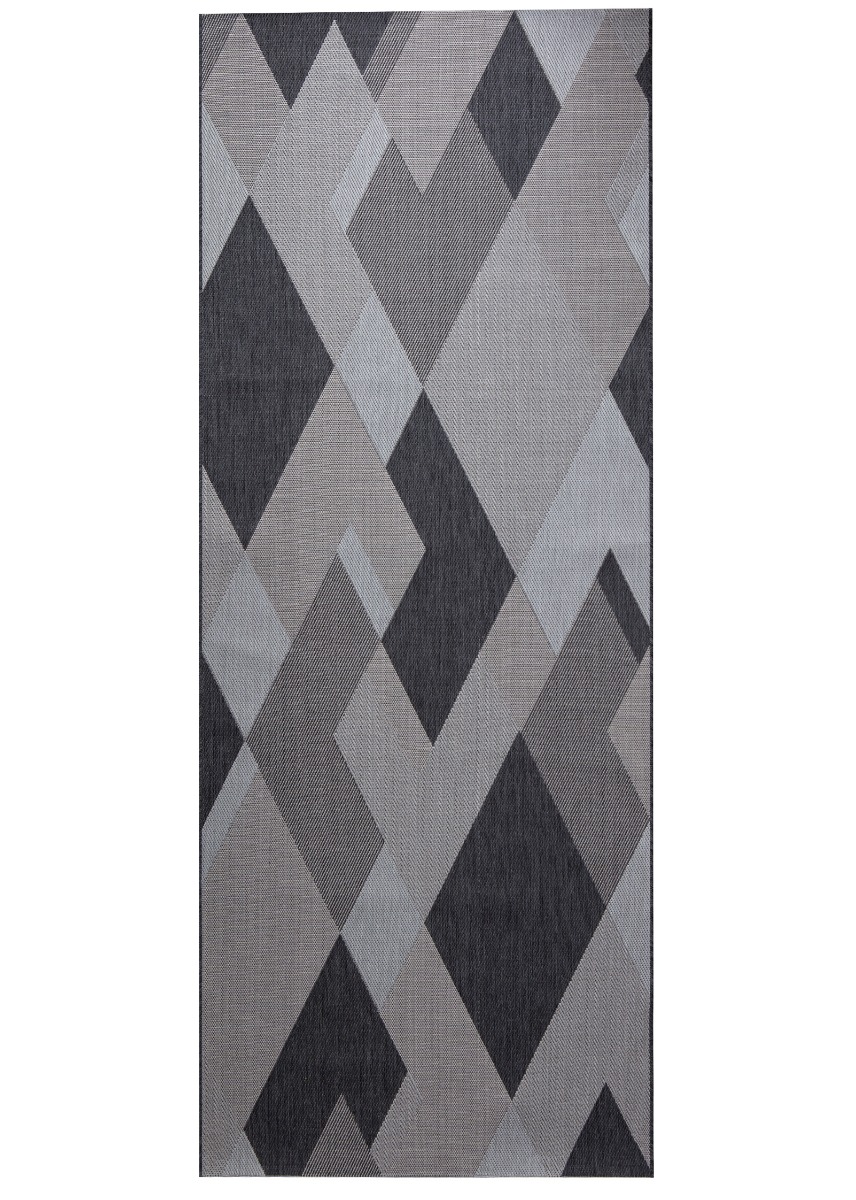 Vexora Svart 80x220 cm Inom- och Utomhusmatta