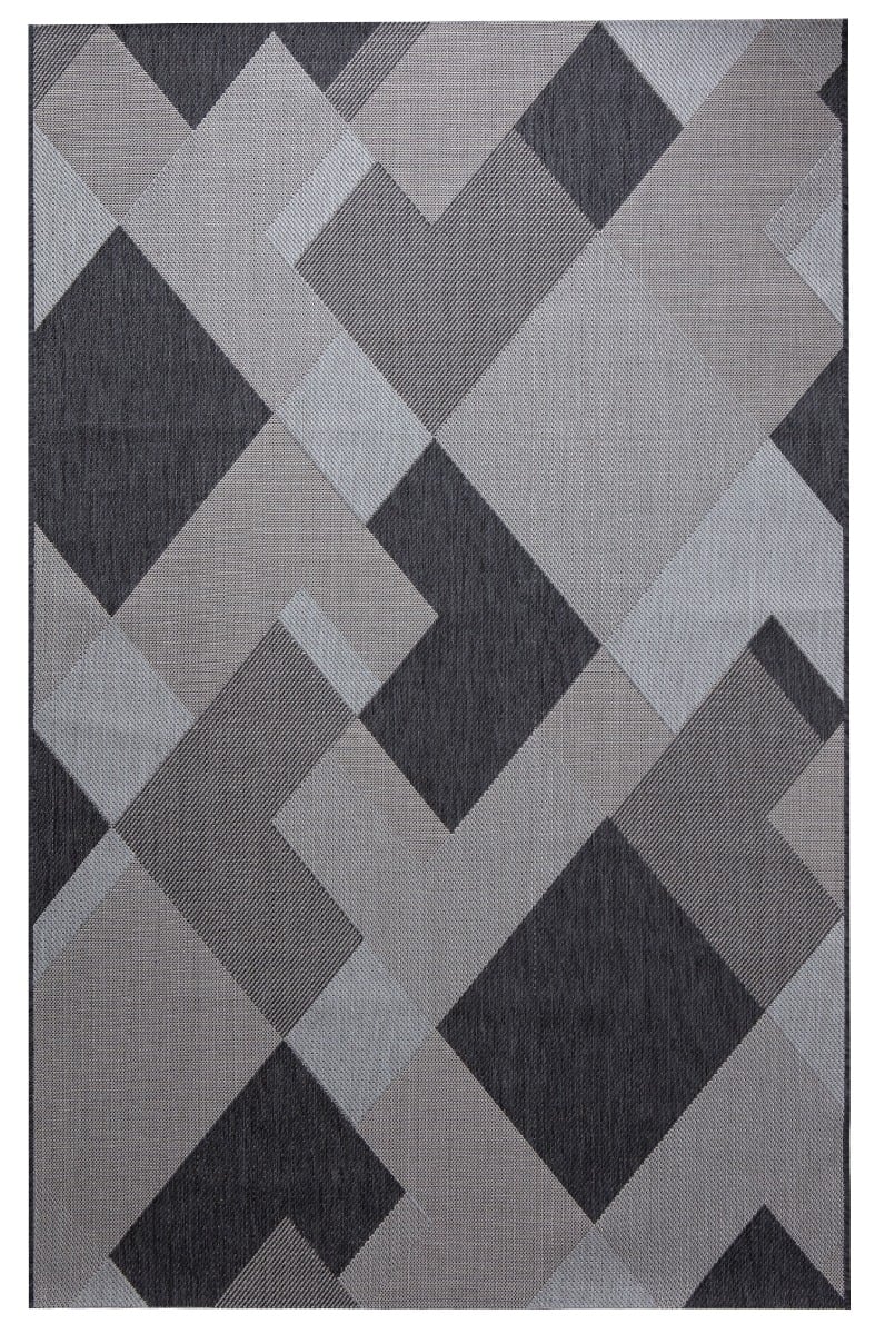 Vexora Svart 133x190 cm Inom- och Utomhusmatta