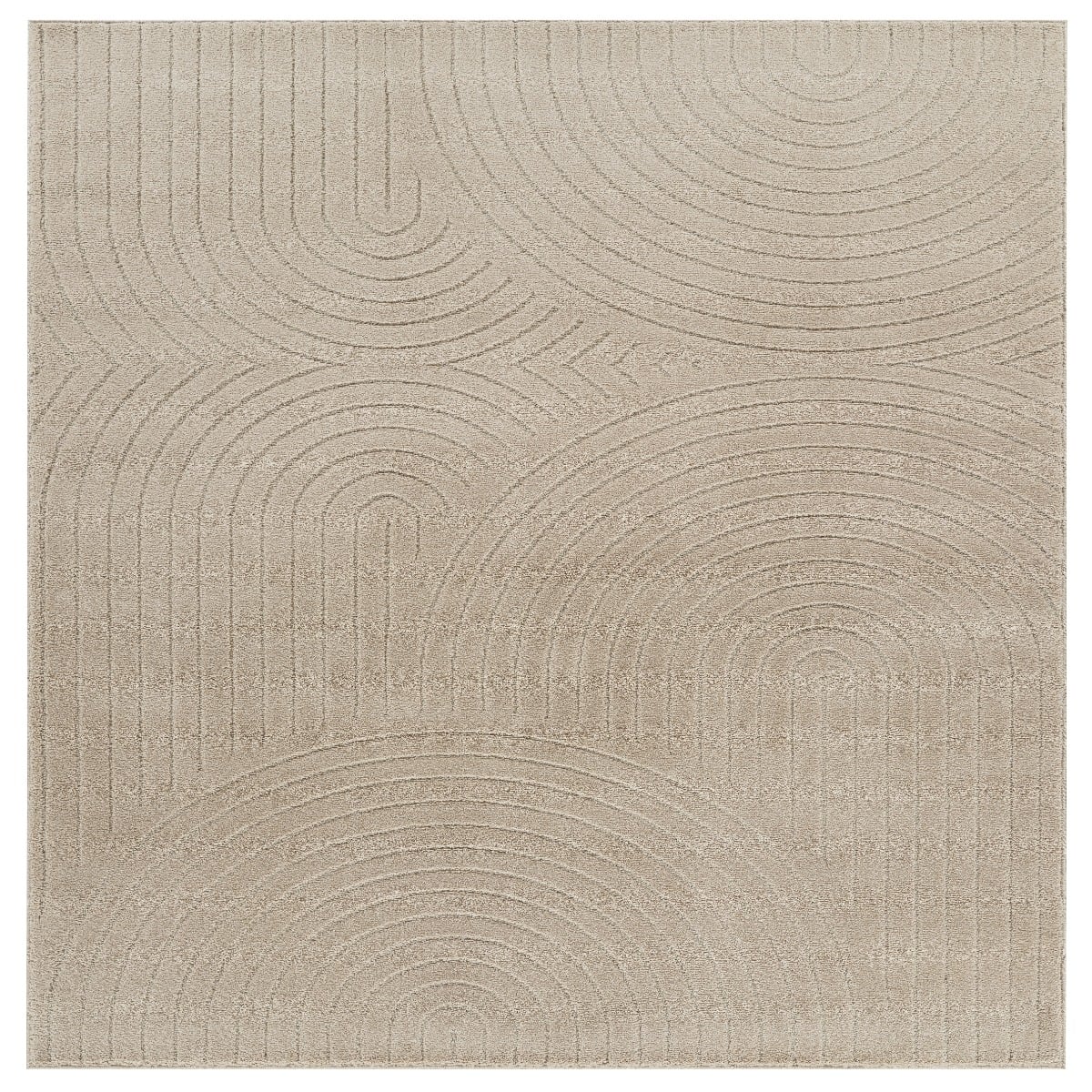 Zara Bene Beige Kvadrat 240 cm Wiltonmatta